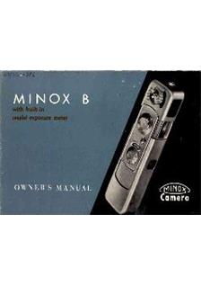 Minox B manual. Camera Instructions.